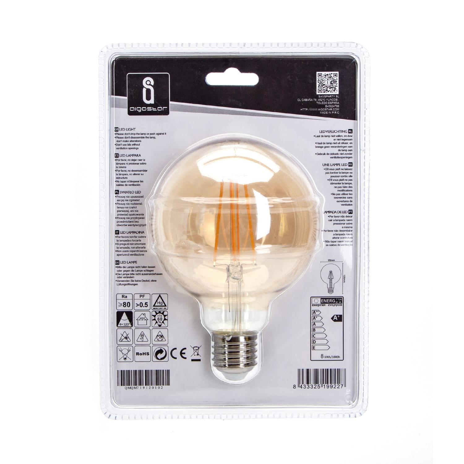 LED filament lamp G95