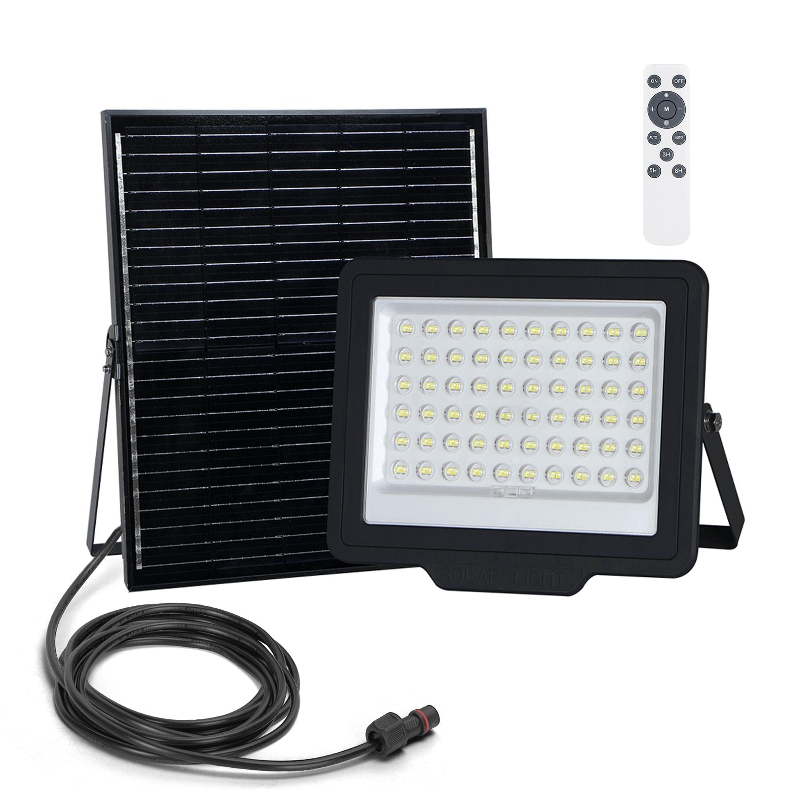 SP07 Reflektor solarny LED czarny 200W