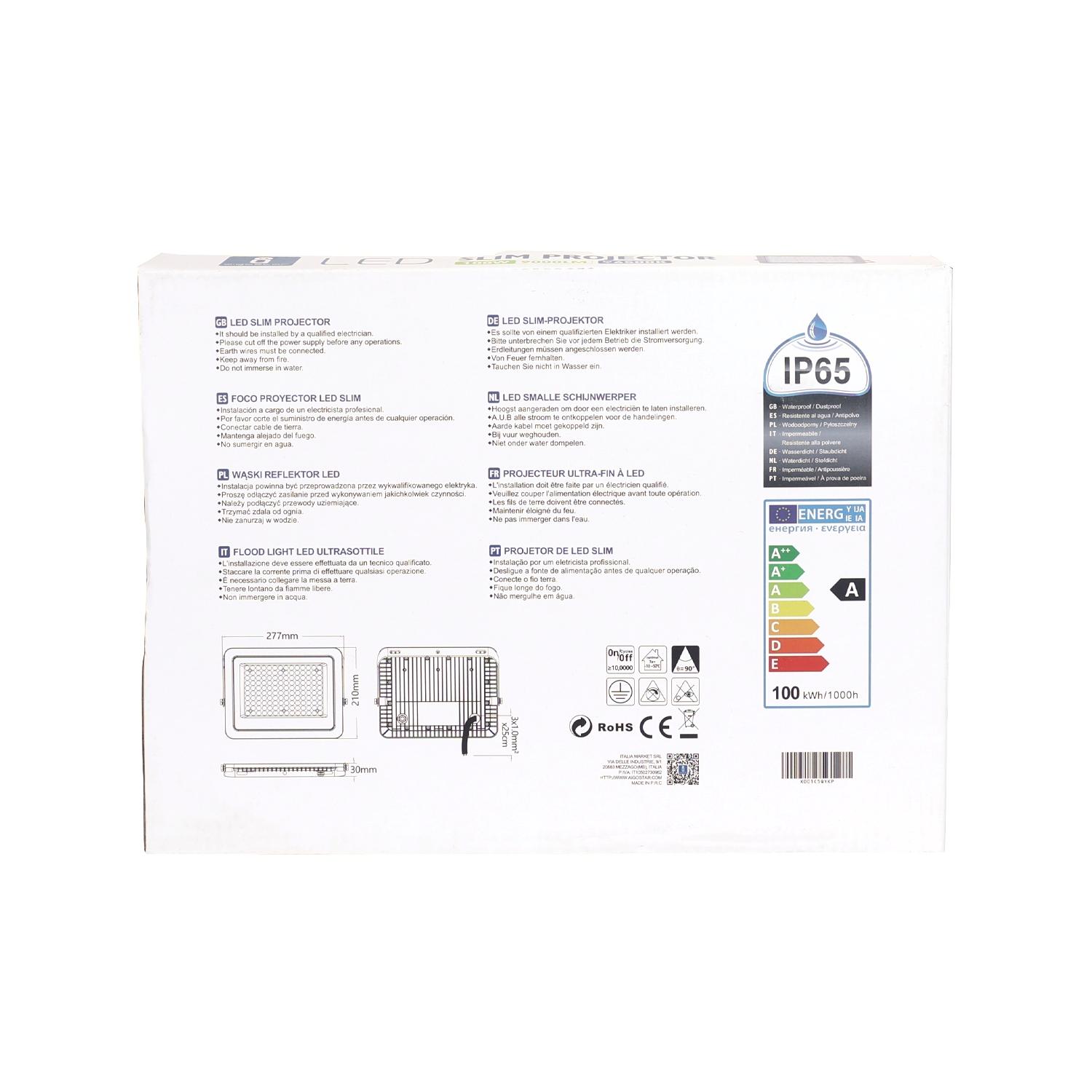 LED Slim Projector 100W