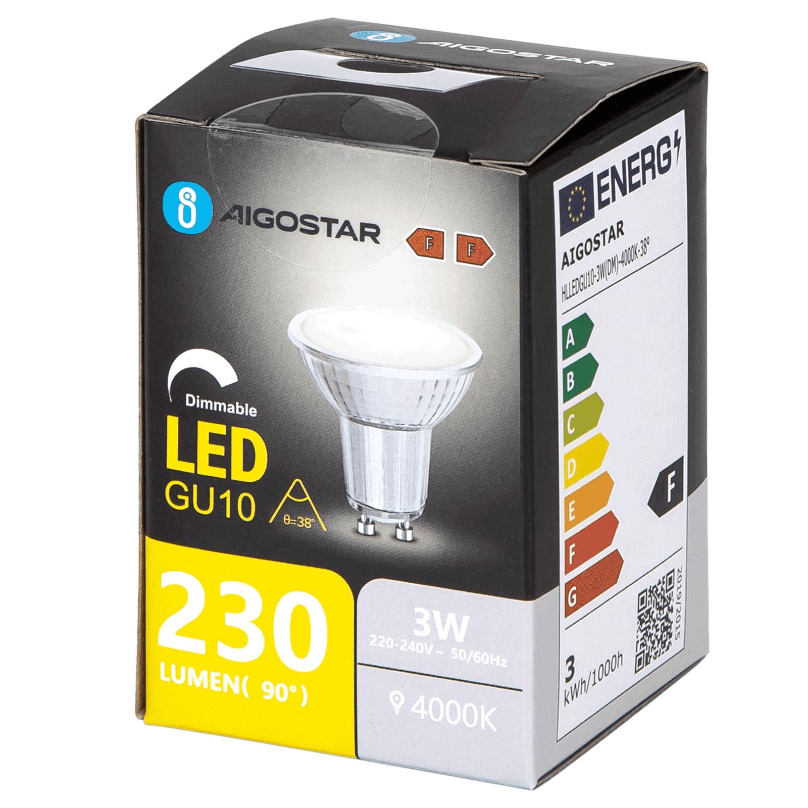 LED GU10 3W 4000K