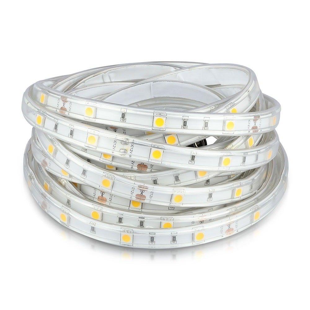 VT-5050-30 4.8W/M LED STRIP 3000K IP65 (5M/ROLL)(PRICE PER M)