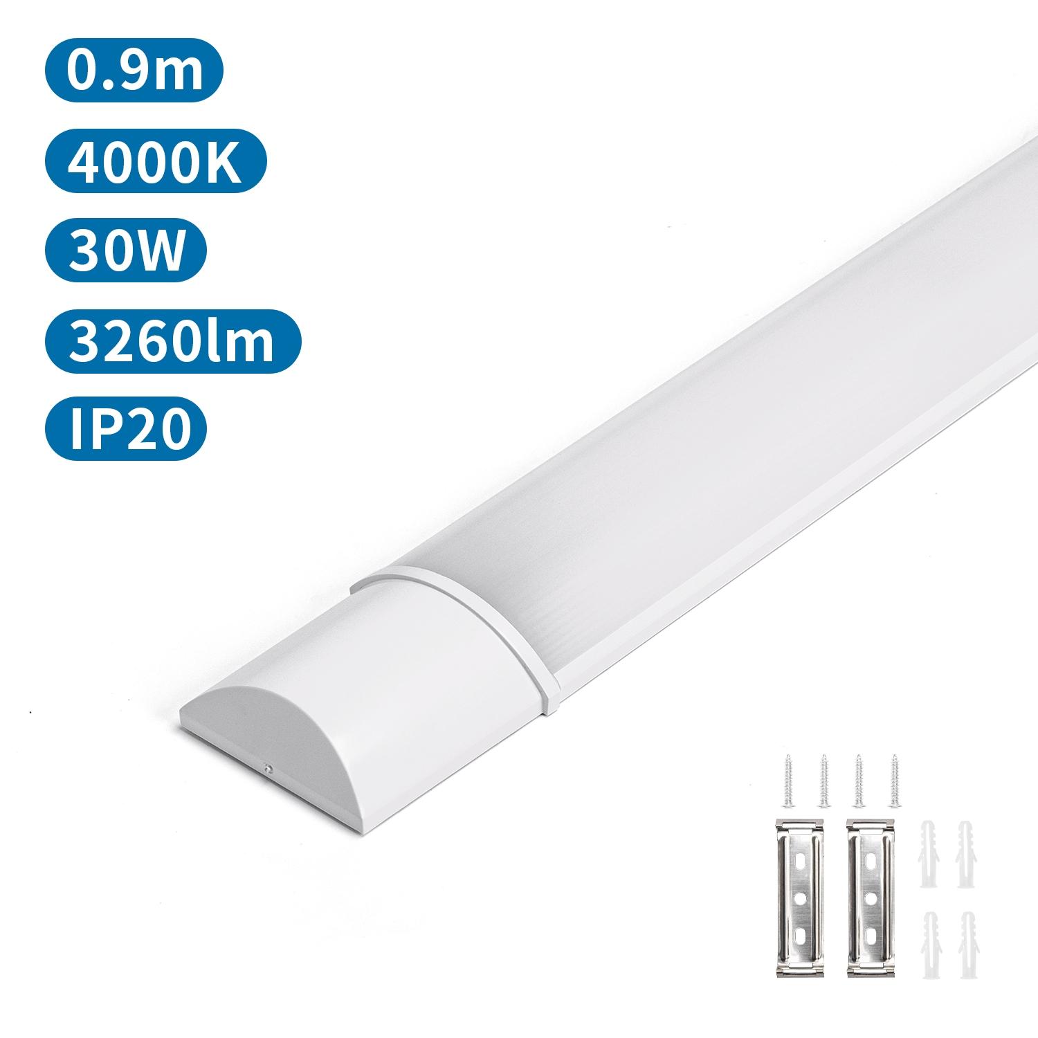 LED Batten Light 0.9m 30W