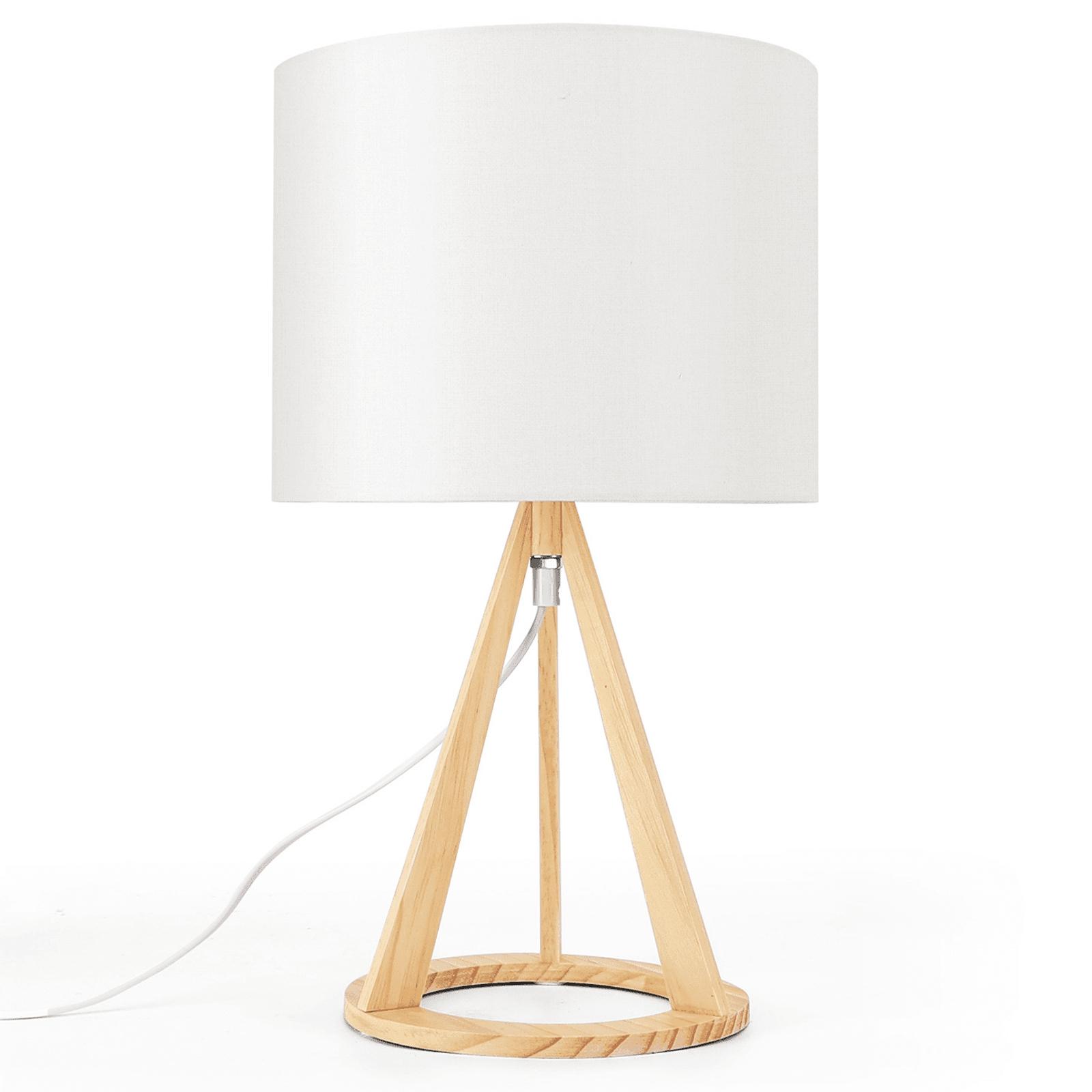 Wooden Table Lamp (Without Light Source) E27