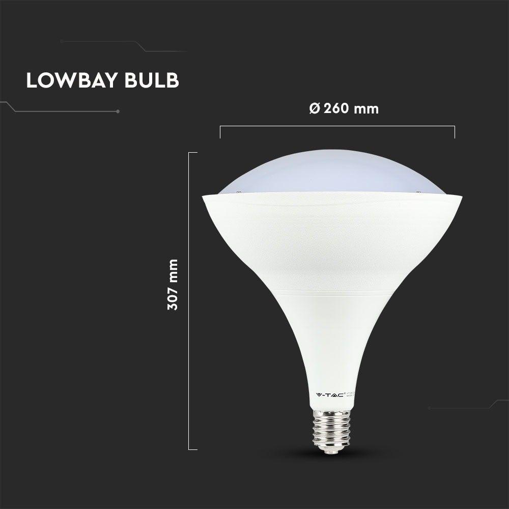 85W Uliczna Żarówka LED, Chip SAMSUNG, Barwa:6400K, Trzonek:E40, VTAC, SKU 521