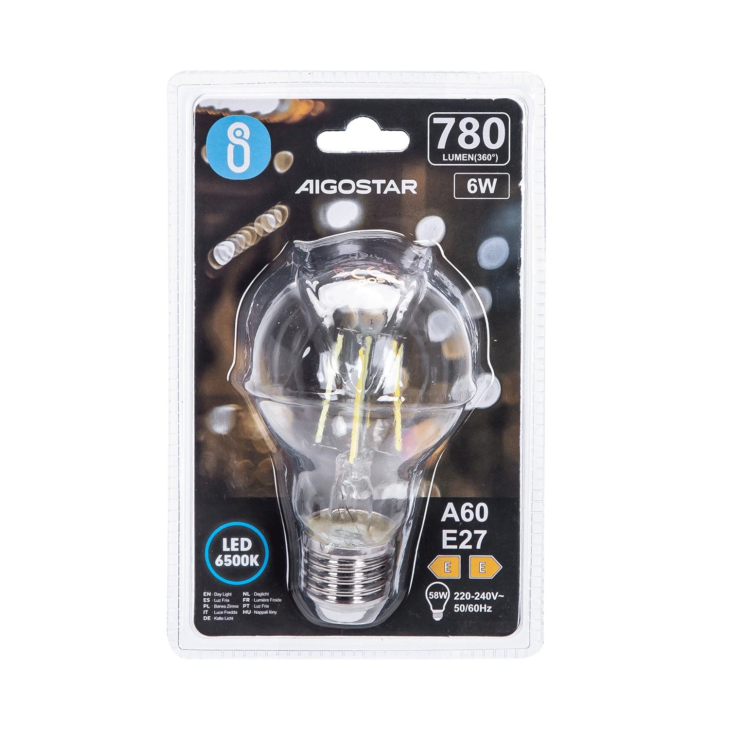 LED filament lamp A60