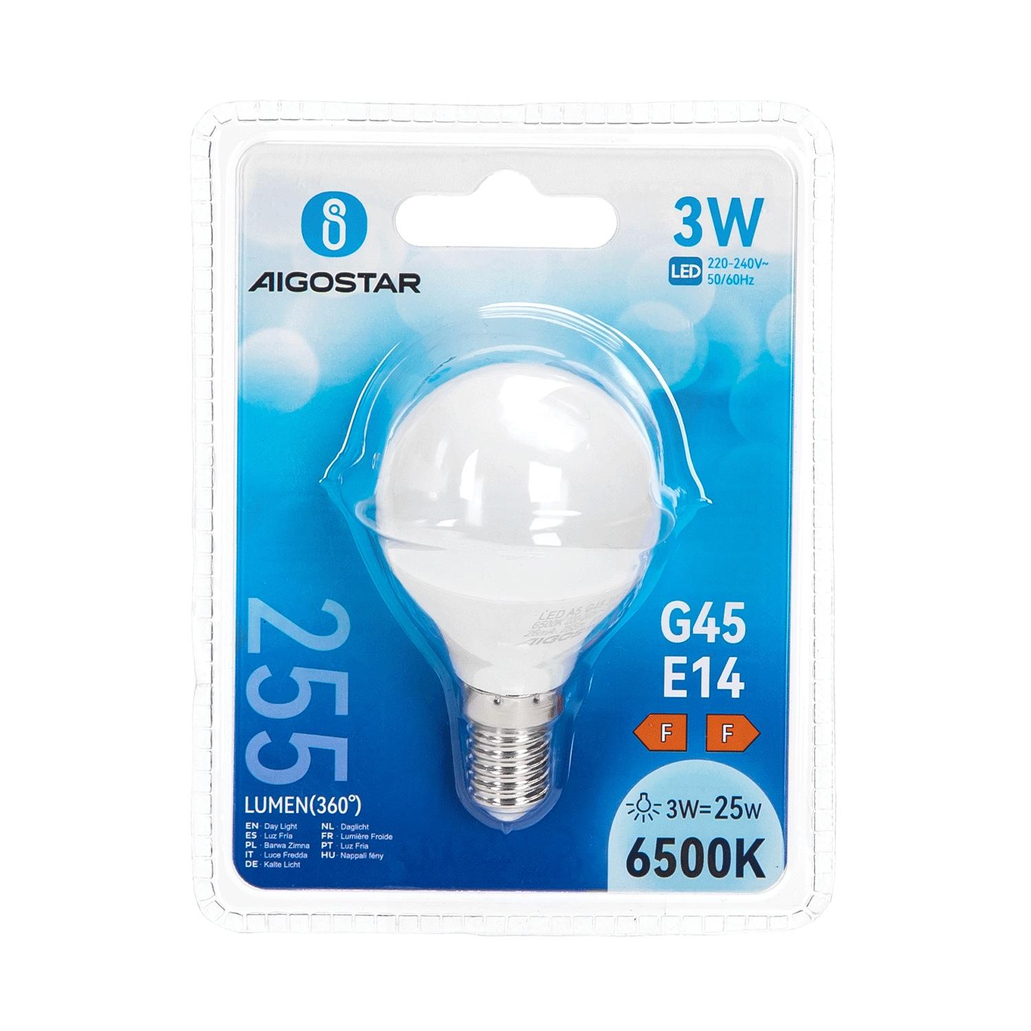 LED E14 3W G45