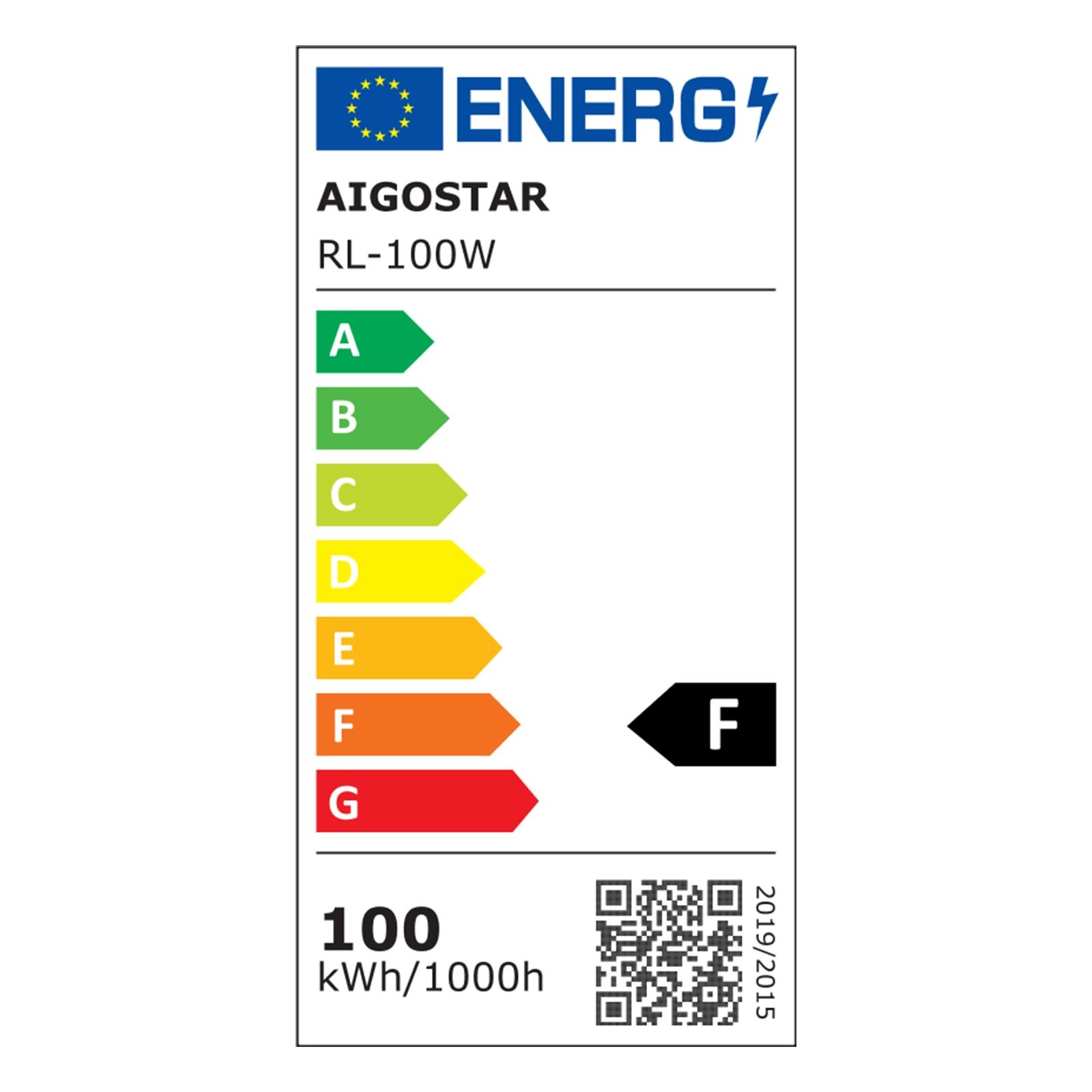 DOB LED slim street light 100W