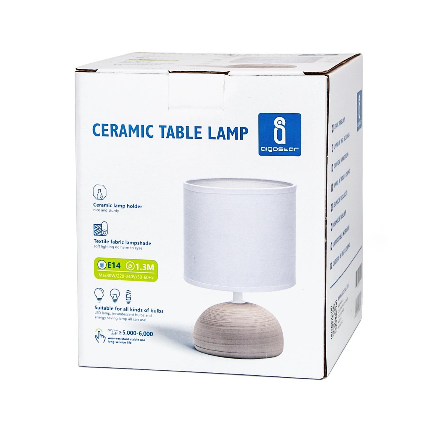 Ceramiczna lampa stołowa (bez źródła światła) E14(MAX.40W,E14)