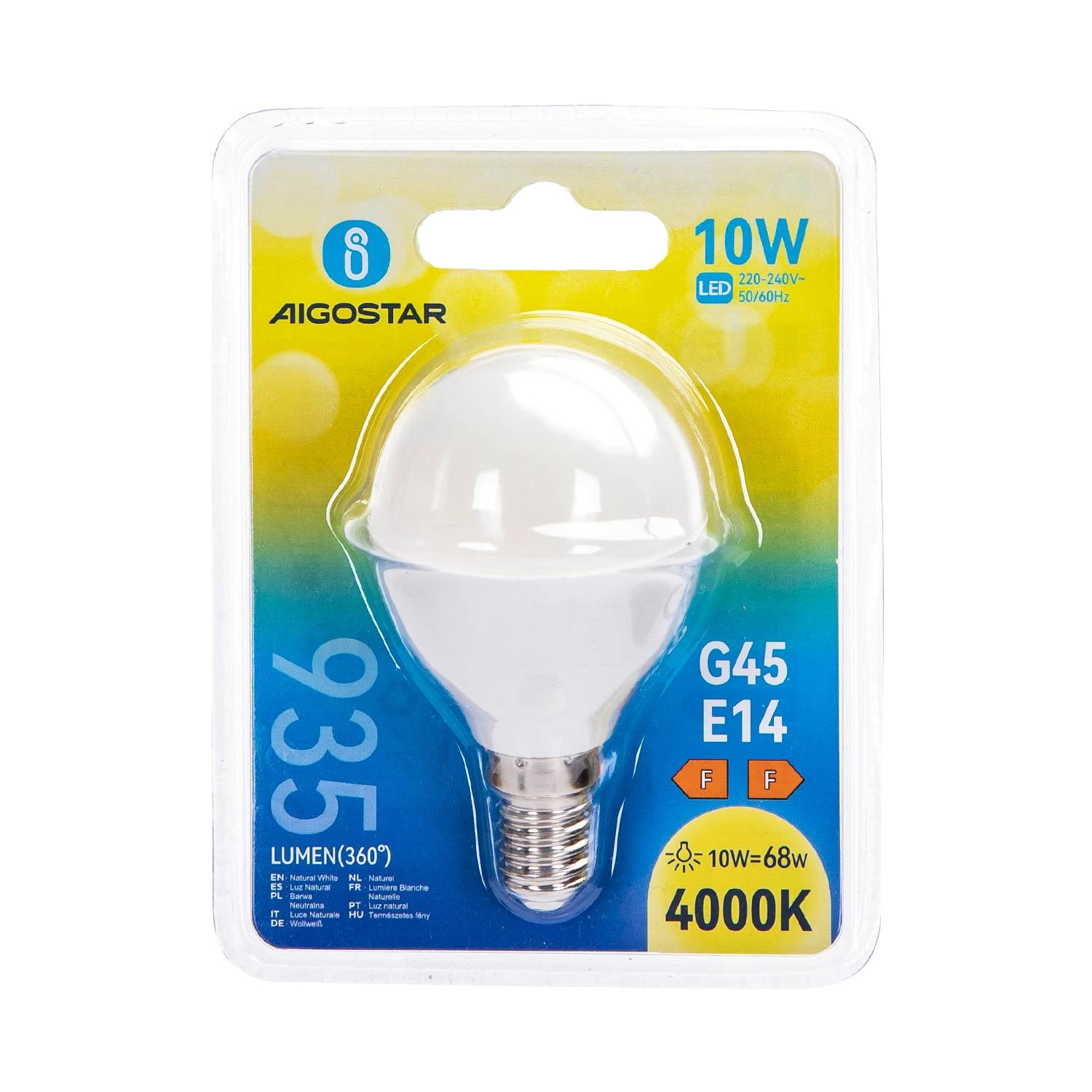 LED E14 10W G45