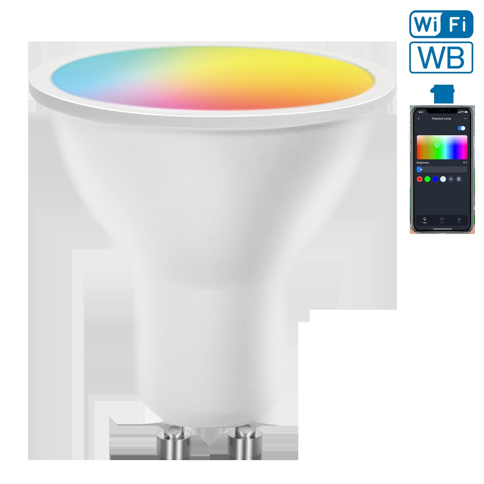 Inteligentna żarówka LED WB GU10 Wi-Fi 6,5W