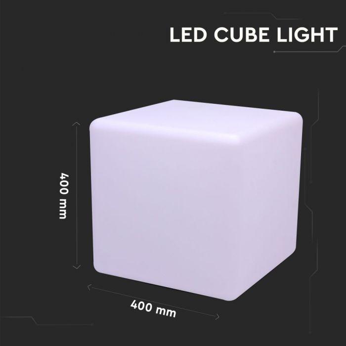 Oprawa ogrodowa LED CUBE , , Wymiary:40X40X40cm, VTAC, SKU 40241