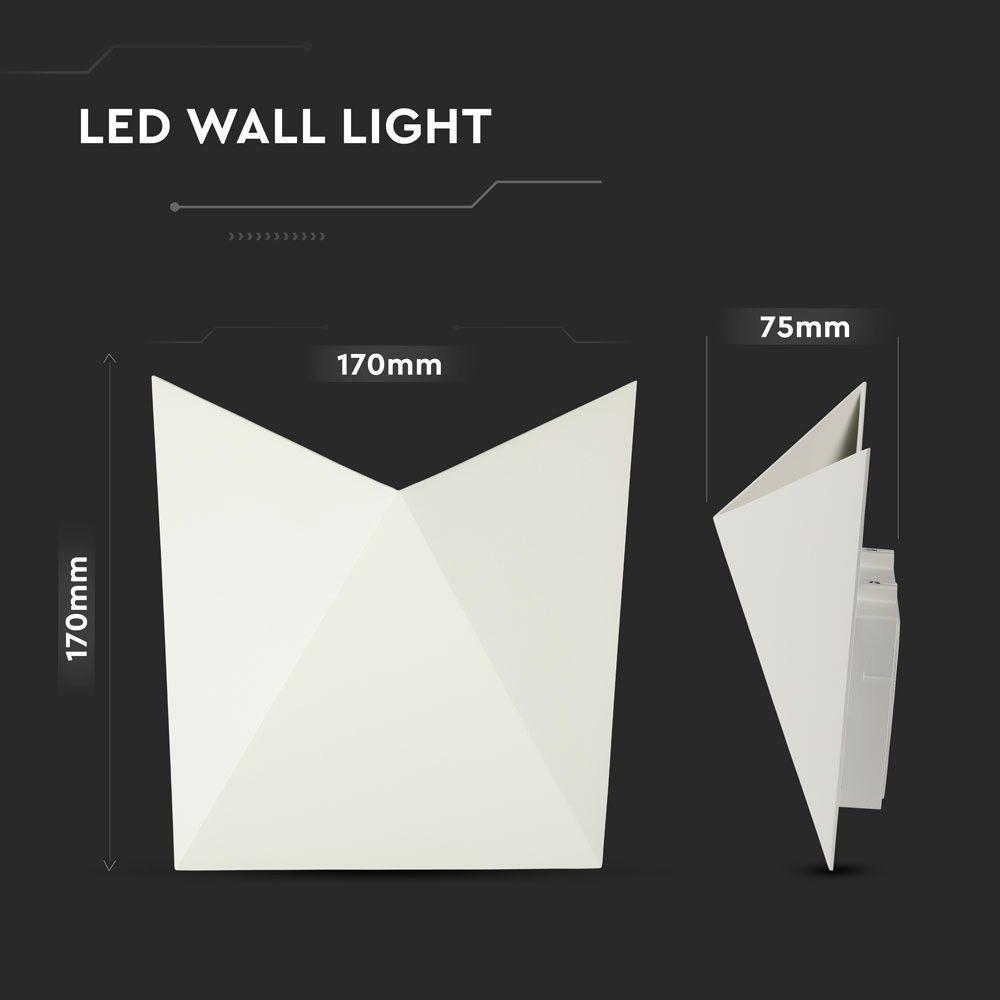 VT-825 5W LED WALL LIGHT 4000K -WHITE BODY