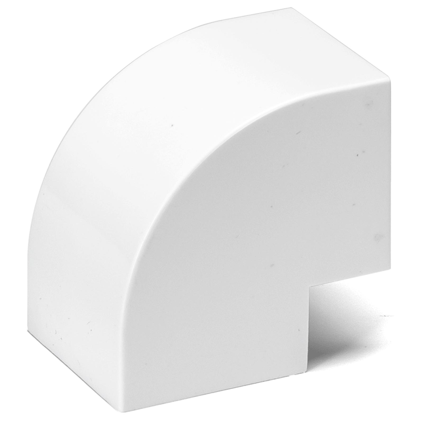 PVC Square Trunking External Bend White 40*40mm 4pcs