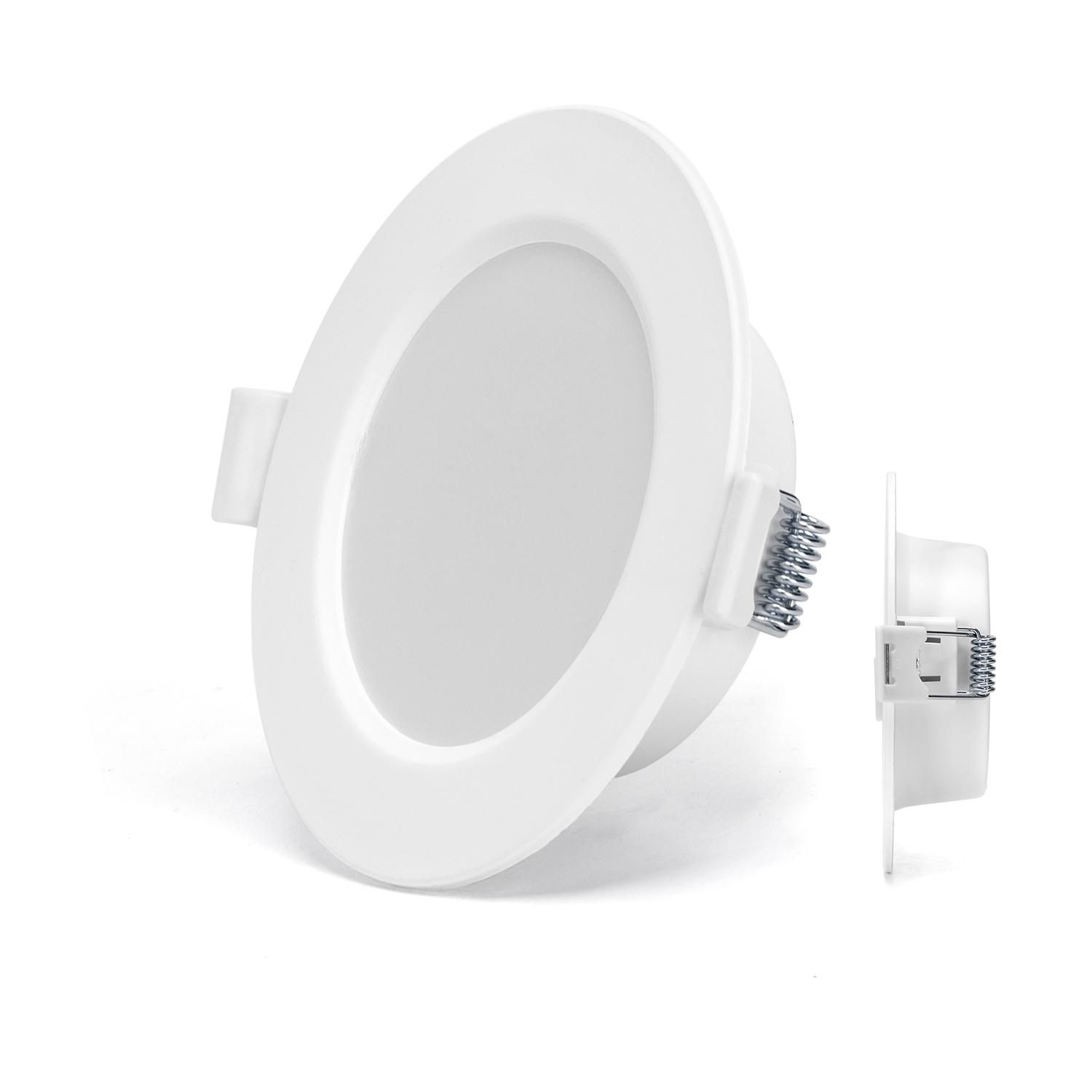 E6 LED  Flush-mounted Round Downlight 4W Yellow Light