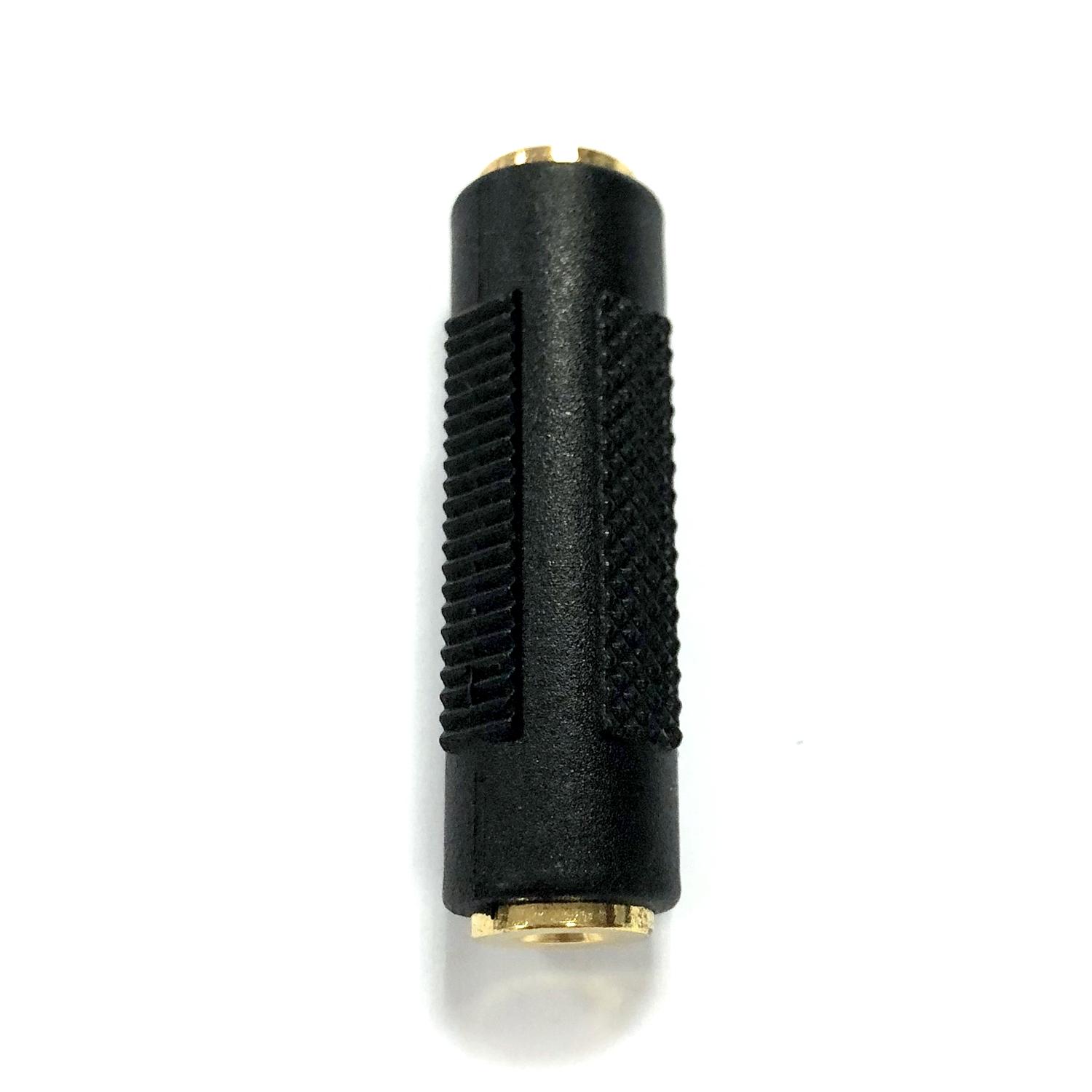 Audio/Video Connector 3.5 Female to 3.5 Male Black