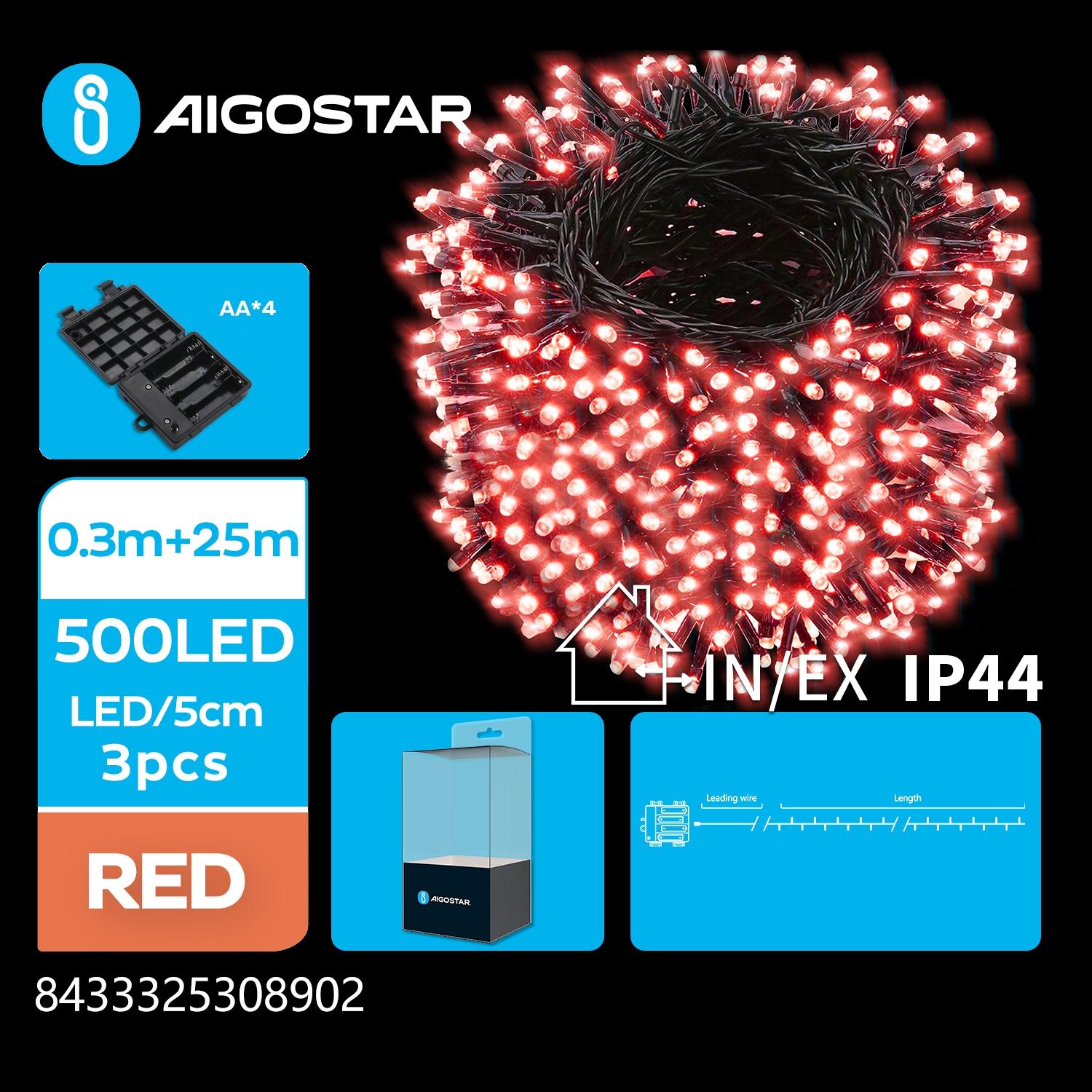 4AA Battery Flat String Lights