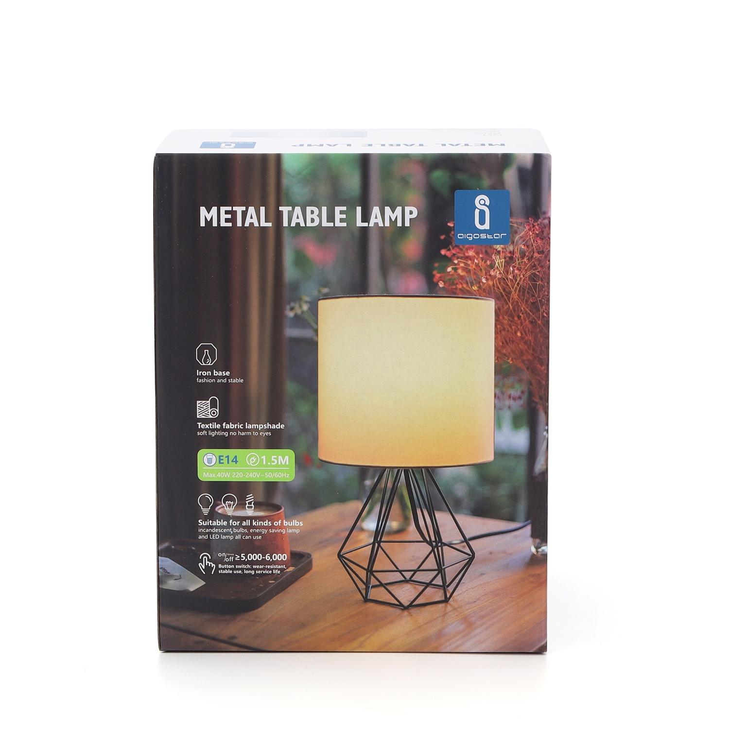 Metal Table Lamp (Without Light Source) E14