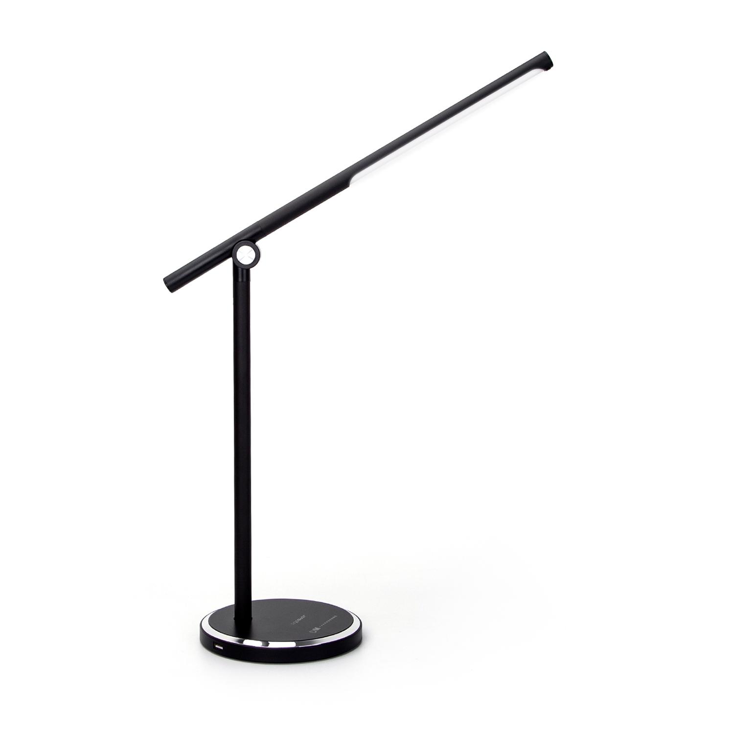 LED Foldable Table Lamp Black 8W 3000-6000K