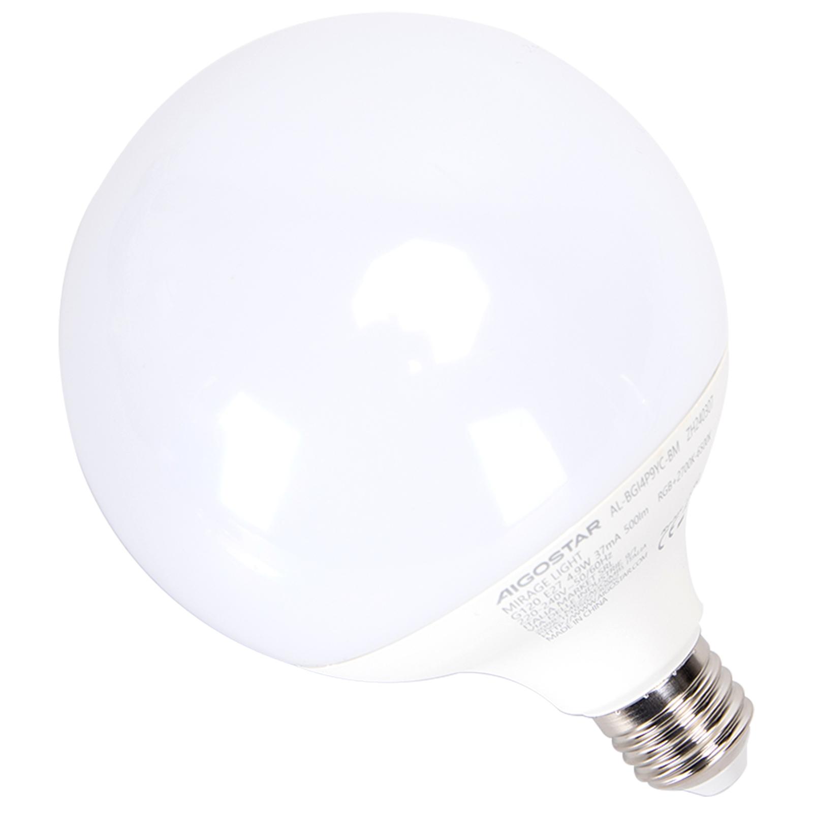 Bluetooth mesh cloud light bulb G125 E27 4.9W RGBW