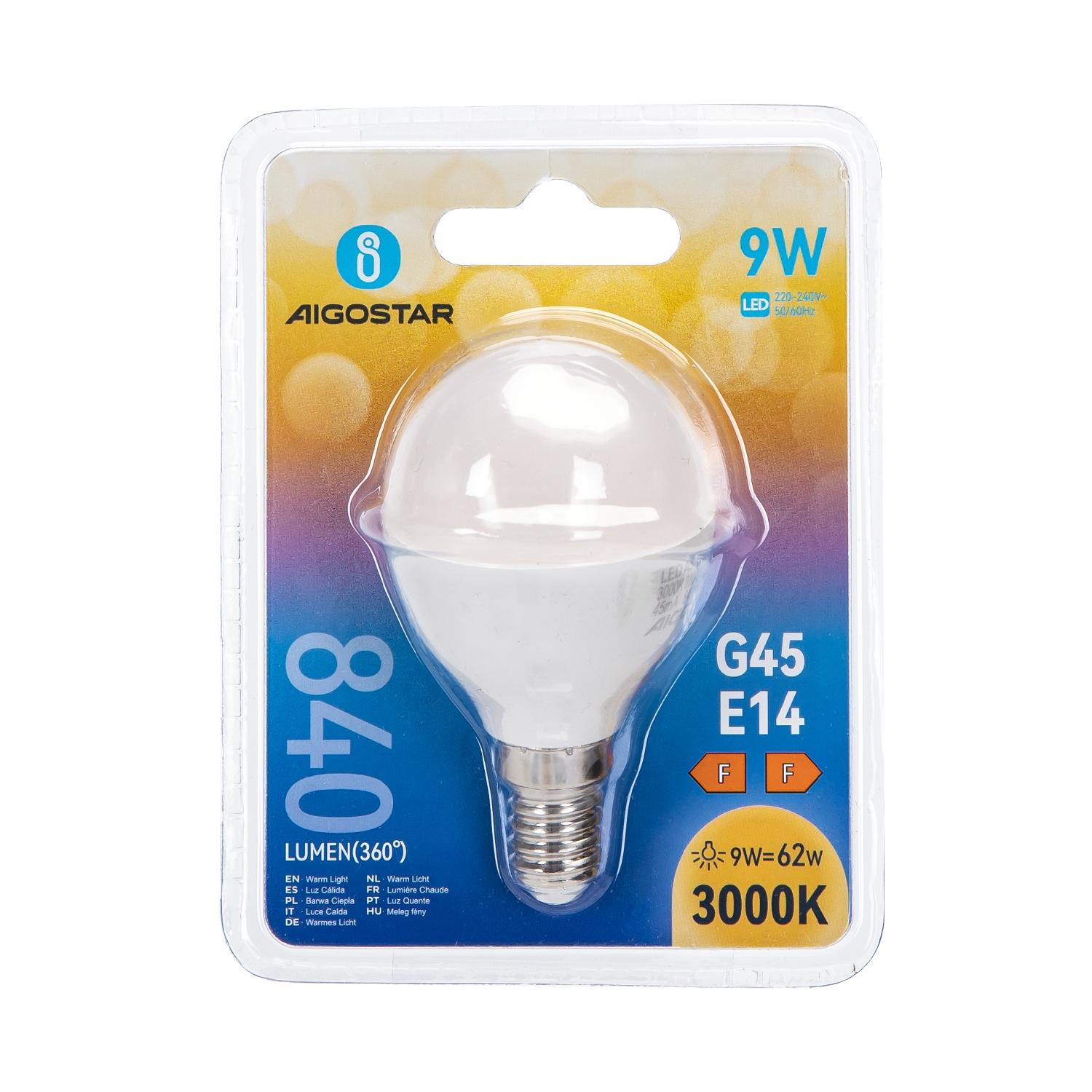 LED E14 9W G45