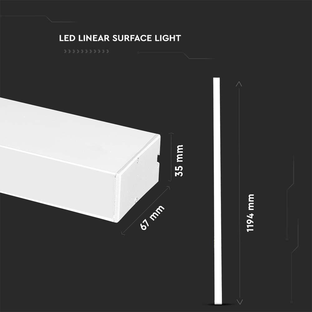 VT-7-46 40W LED LINEAR SURFACE LIGHT SAMSUNG CHIP 4000K