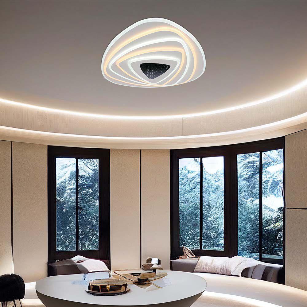 VT-7959 120W LED SMART DECORATIVE CEILING LAMP 51x50x7CM 3IN1 DIMMABLE+REMOTE CONTROL