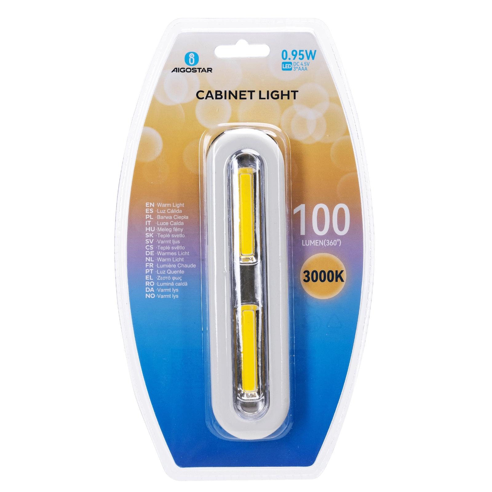 Cabinet light 17.8cm 3000K 3*AAA