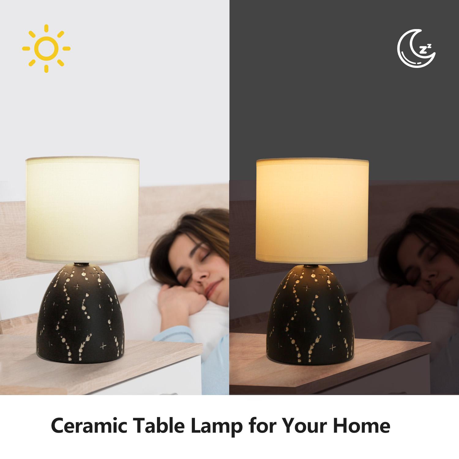 Ceramic Table Lamp (Without Light Source) E14