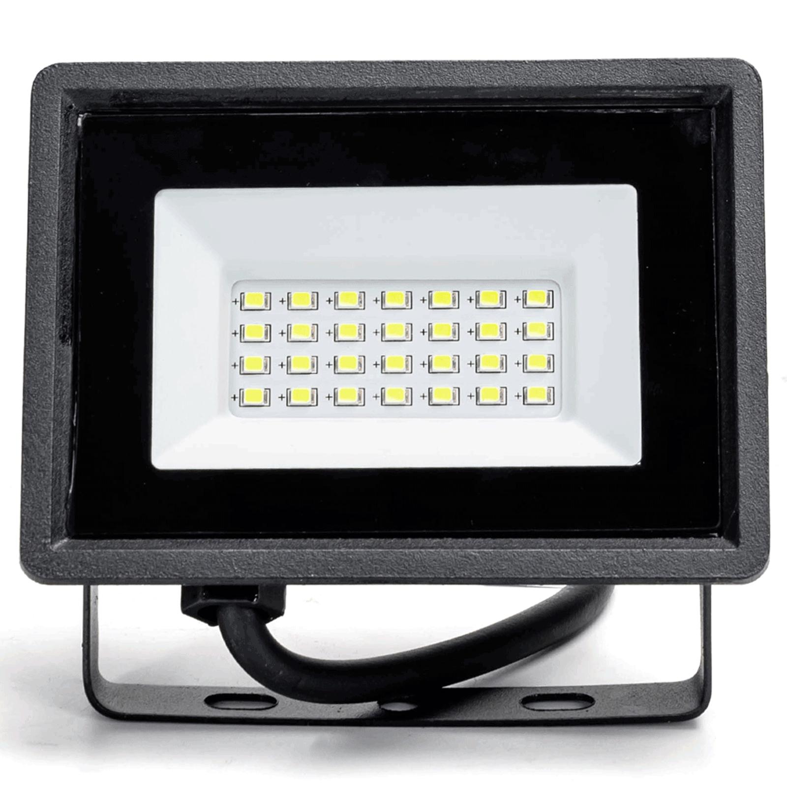 Naświetlacz LED czarny 20W (odlew ciśnieniowy)(20W,6500K,IP65)