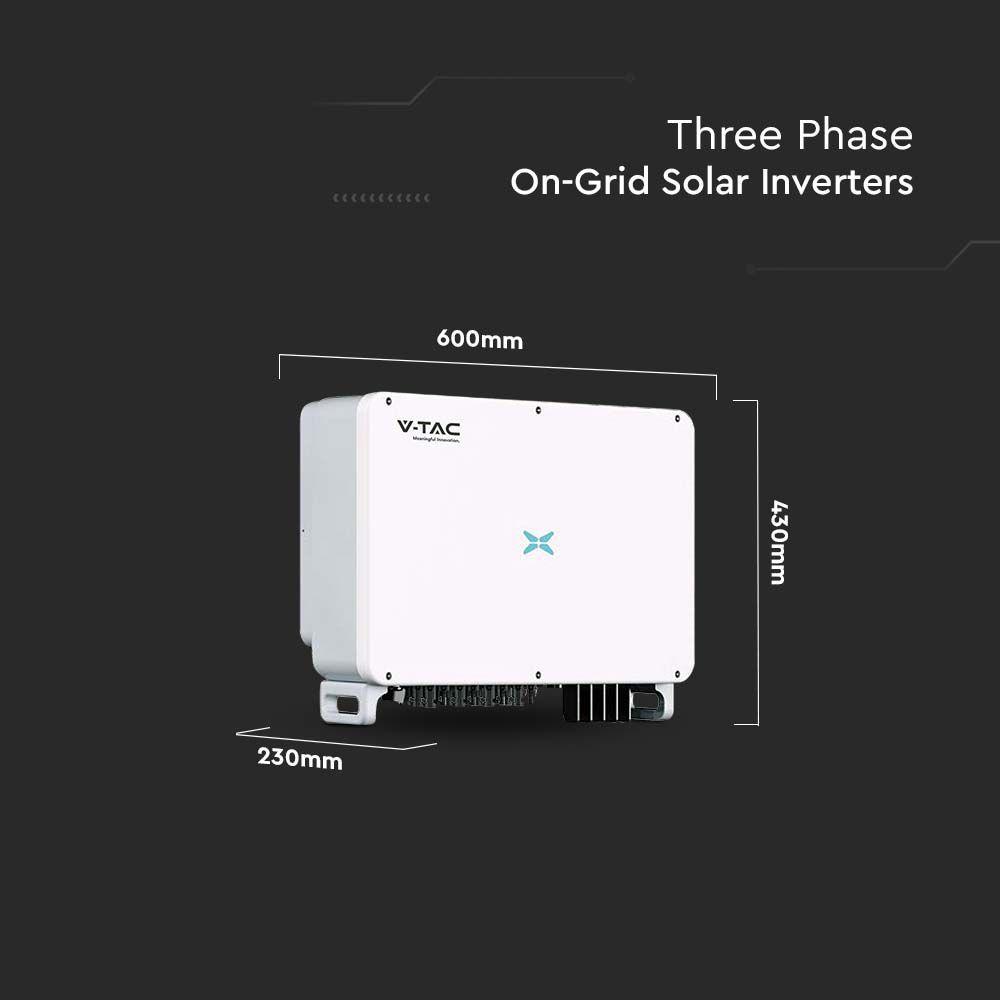 VT-6607150 50KW ON GRID GRID SOLAR INVERTER THREE PHASE 10 YRS WTY IP66