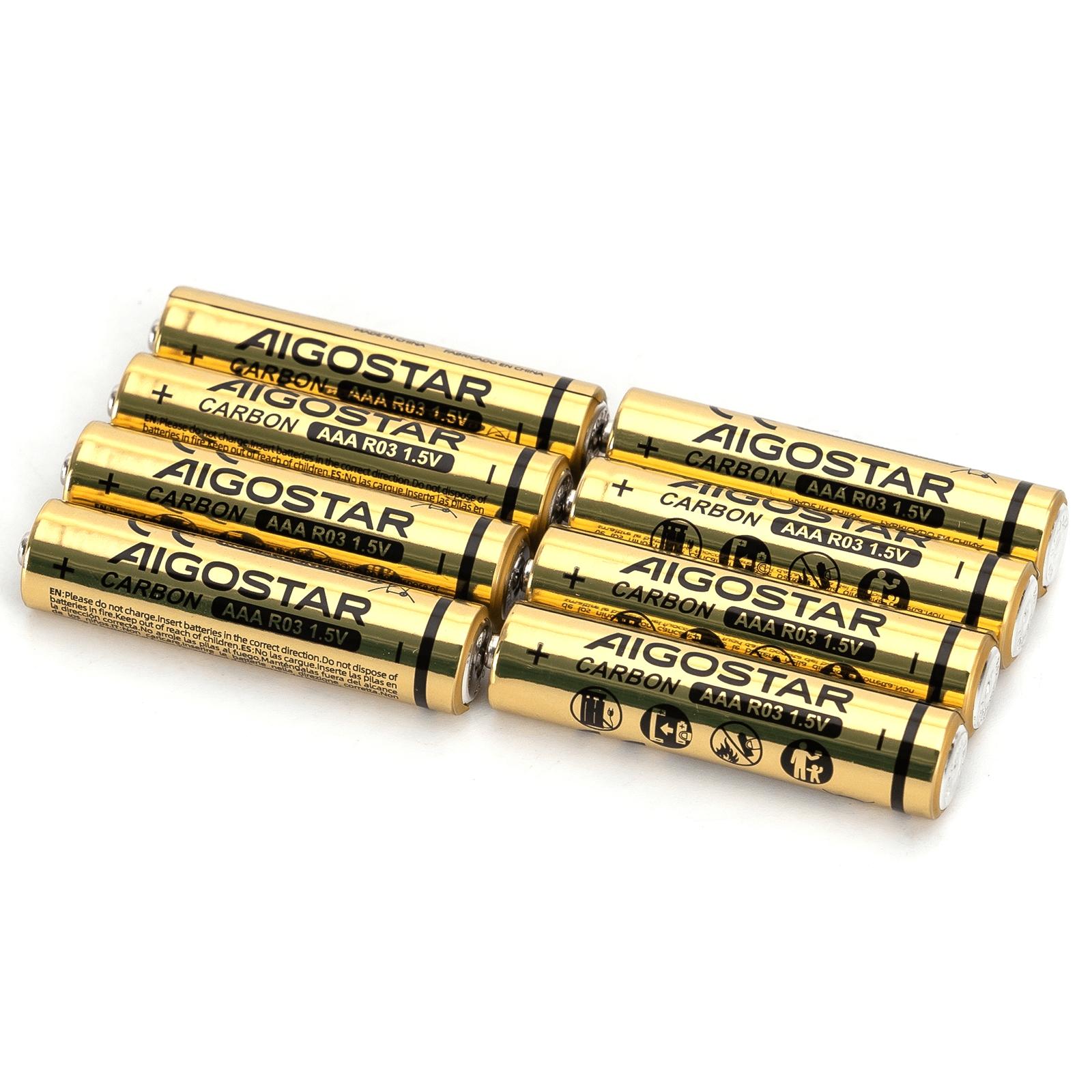 Carbon-zinc battery R03 1.5V 8pcs