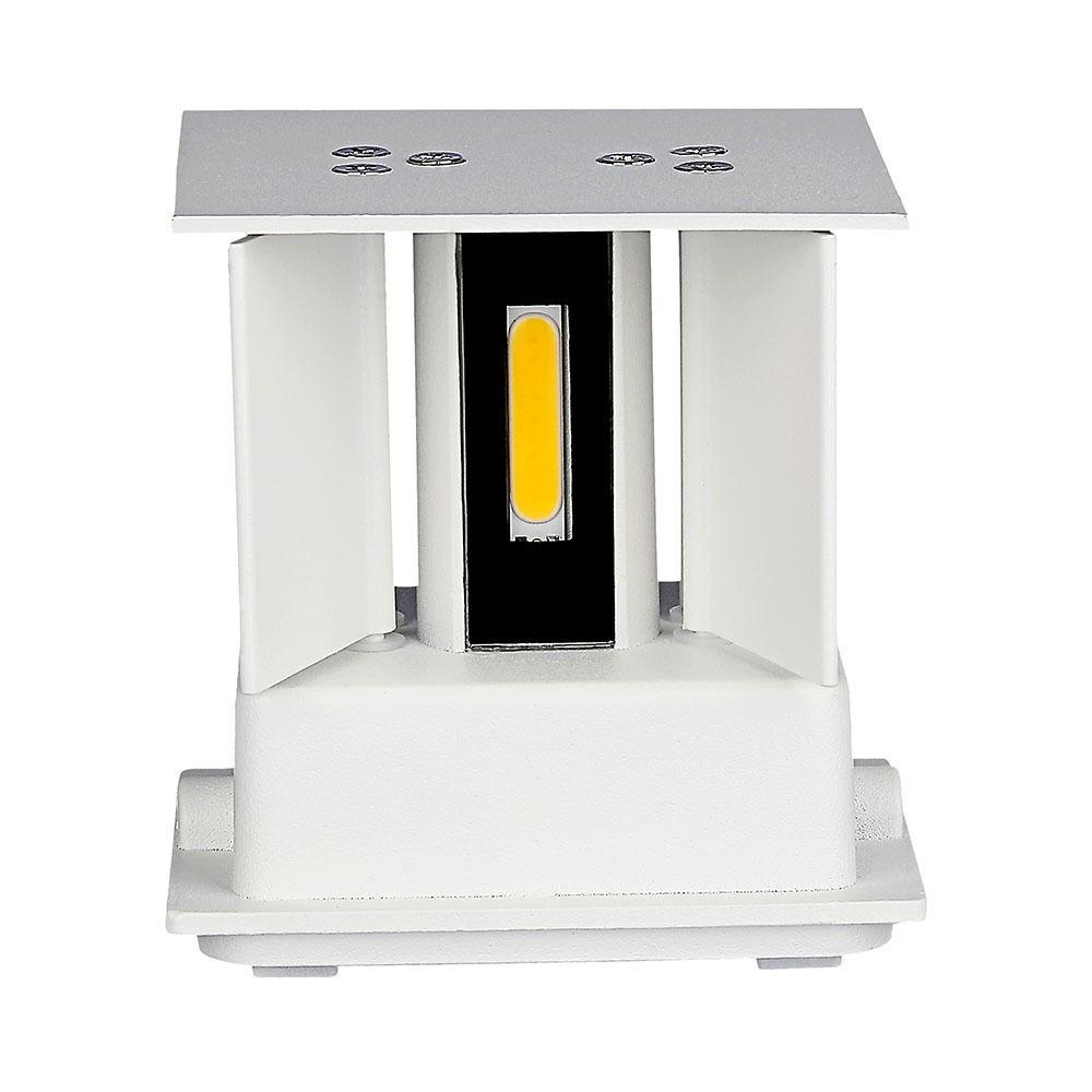 VT-759 6W LED UP-DOWN WALL LIGHT WITH BRIDGELUX CHIP 3000k WHITE-SQUARE