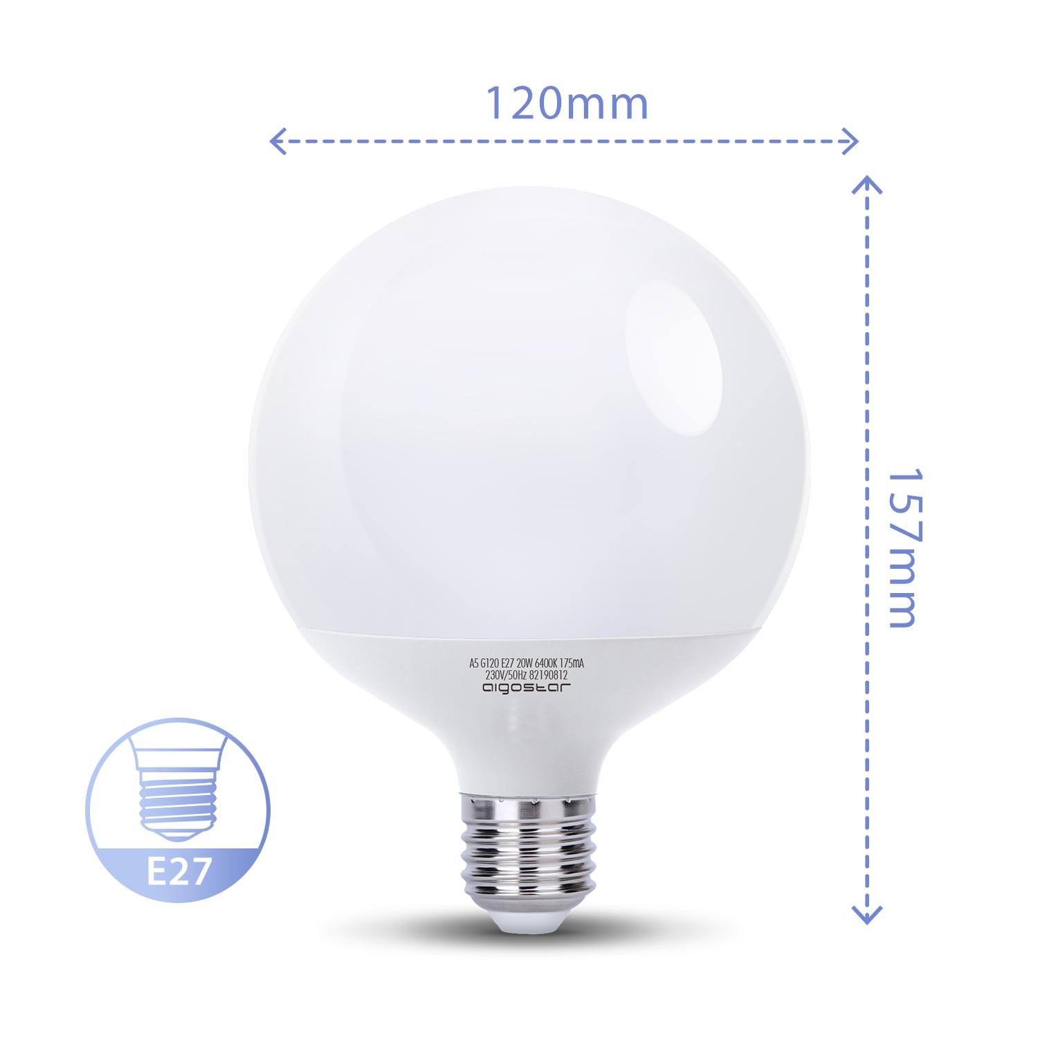 LED G120 E27 20W 3000k (20W,E27,3000K)