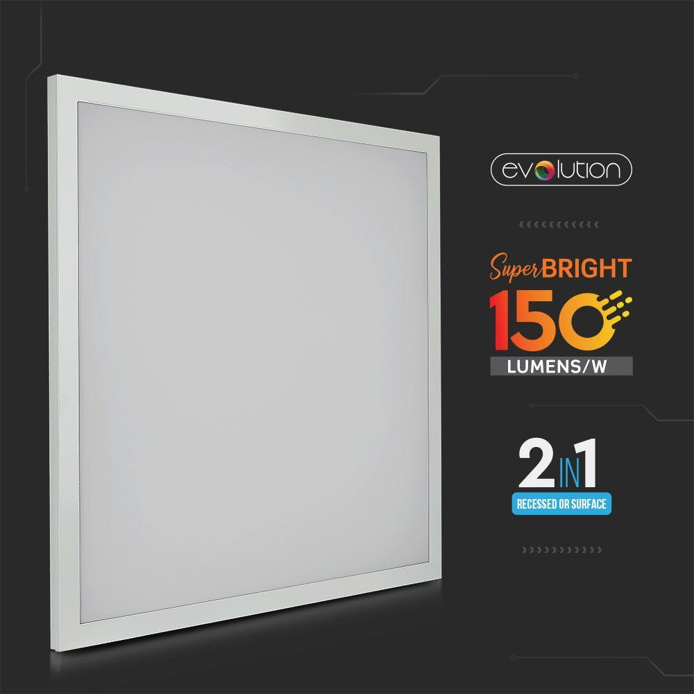 25W Panel LED 600x600mm, Zasilacz wbudowany, Barwa:3000K, Skuteczność 160lm/W, VTAC, SKU 6600