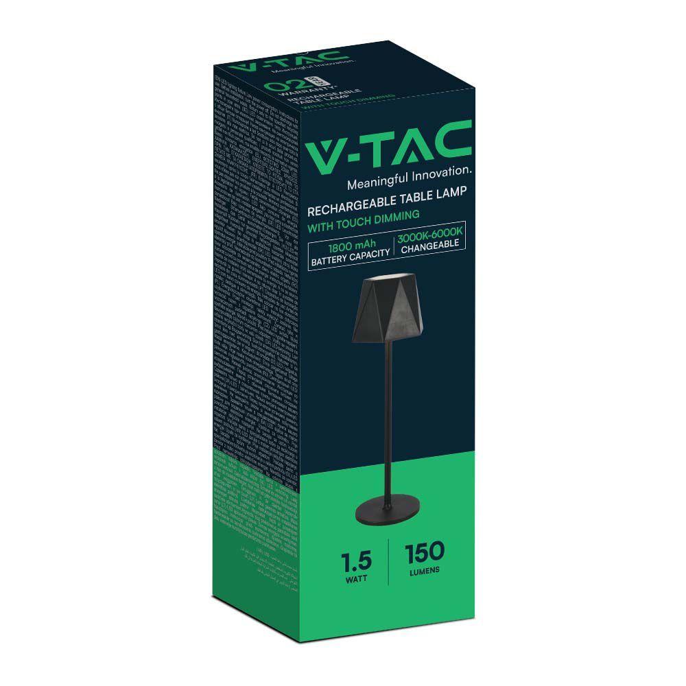 VT-1034 4W LED TABLE LAMP 3IN1 BLACK