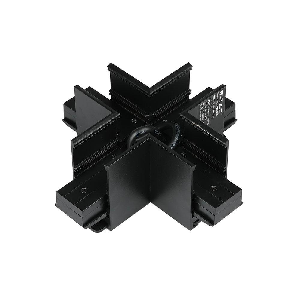 X TYPE TRACK CONNECTOR FOR MAGNETIC TRACK LIGHT