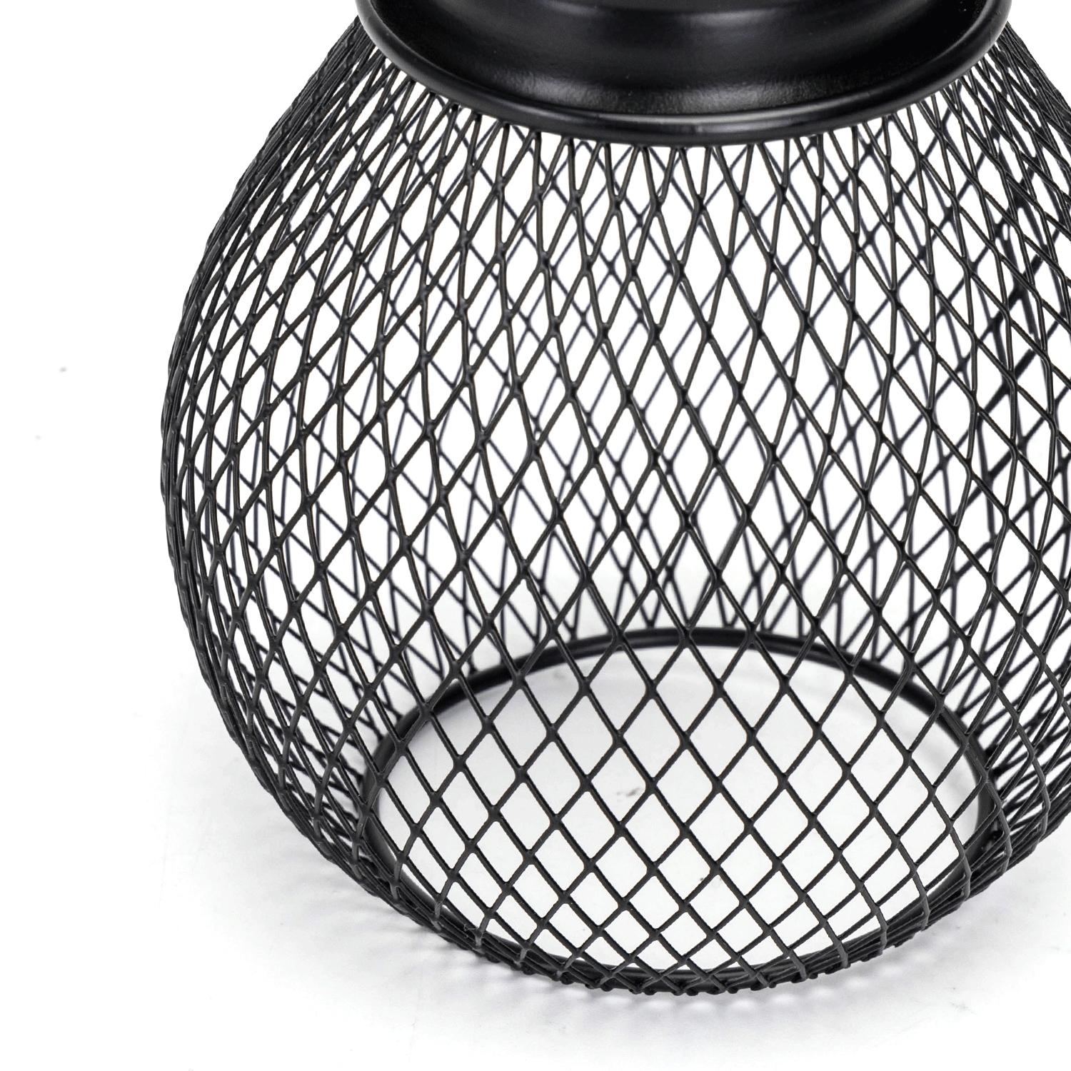 Metal wall light black (without light source) E27