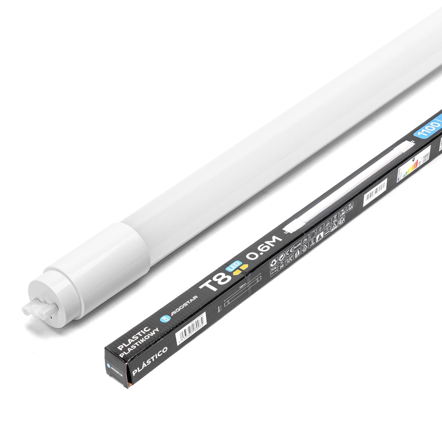 LED Plastic T8 Light Tube 0.6m 10W