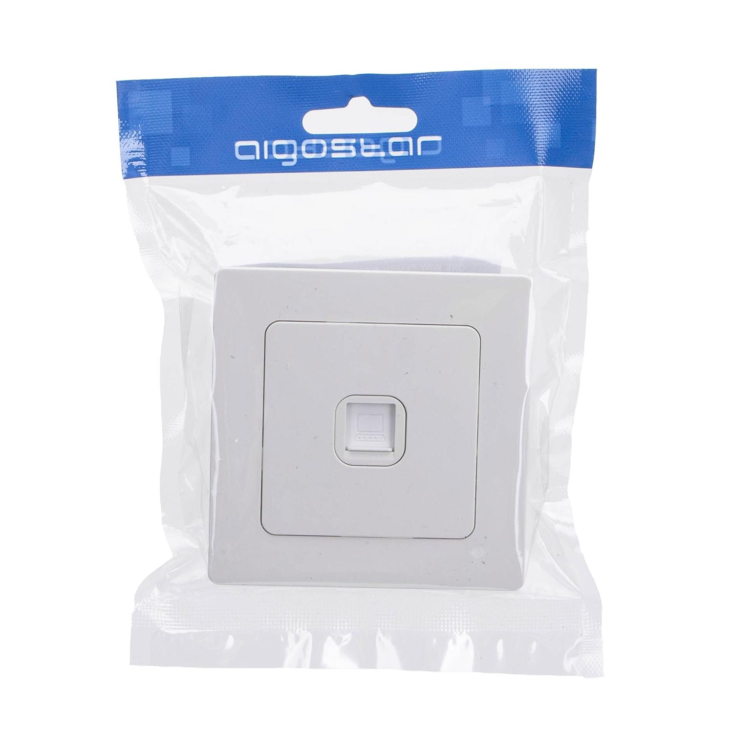 German-French One Way Computer Socket White