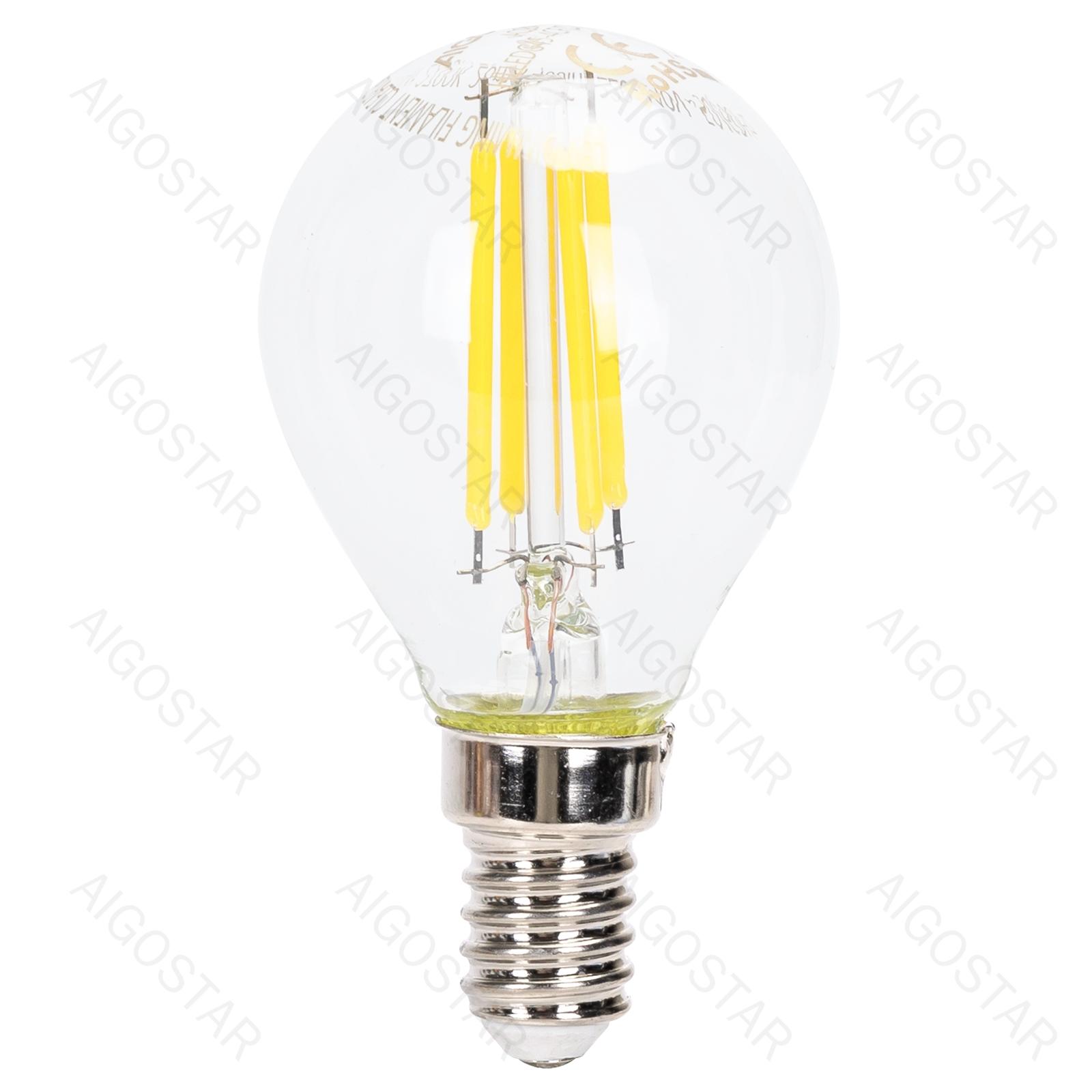 LED dimming filament G45 E14 4W 6500K