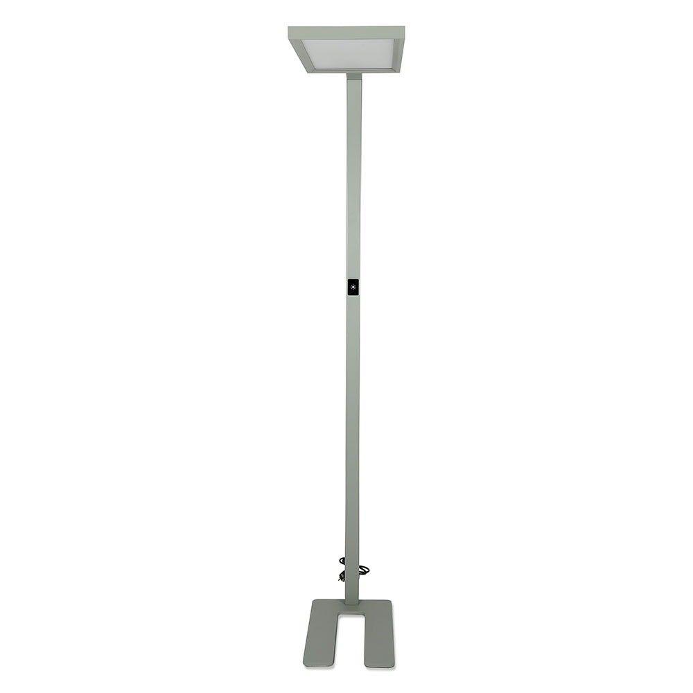 VT-8400 80W LED FLOOR LAMP(TOUCH DIMMING) 4000K,SILVER-5 YRS WTY