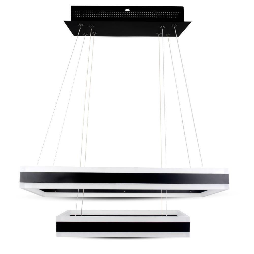 VT-101-2D 115W SOFT LIGHT CHANDELIER 3000K,DIMMABLE-BLACK