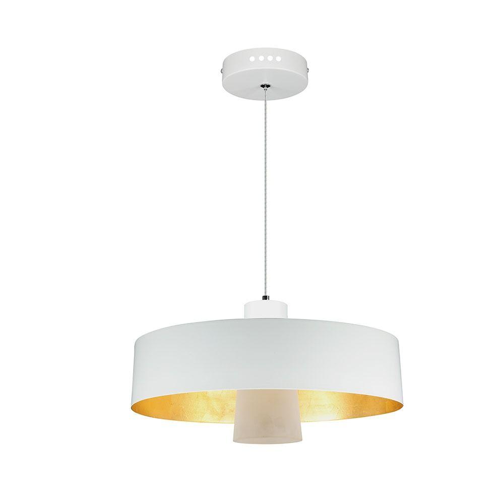 VT-7666 7W LED PENDANT LIGHT(ACRYLIC)-WHITE LAMPSHADE 3000K