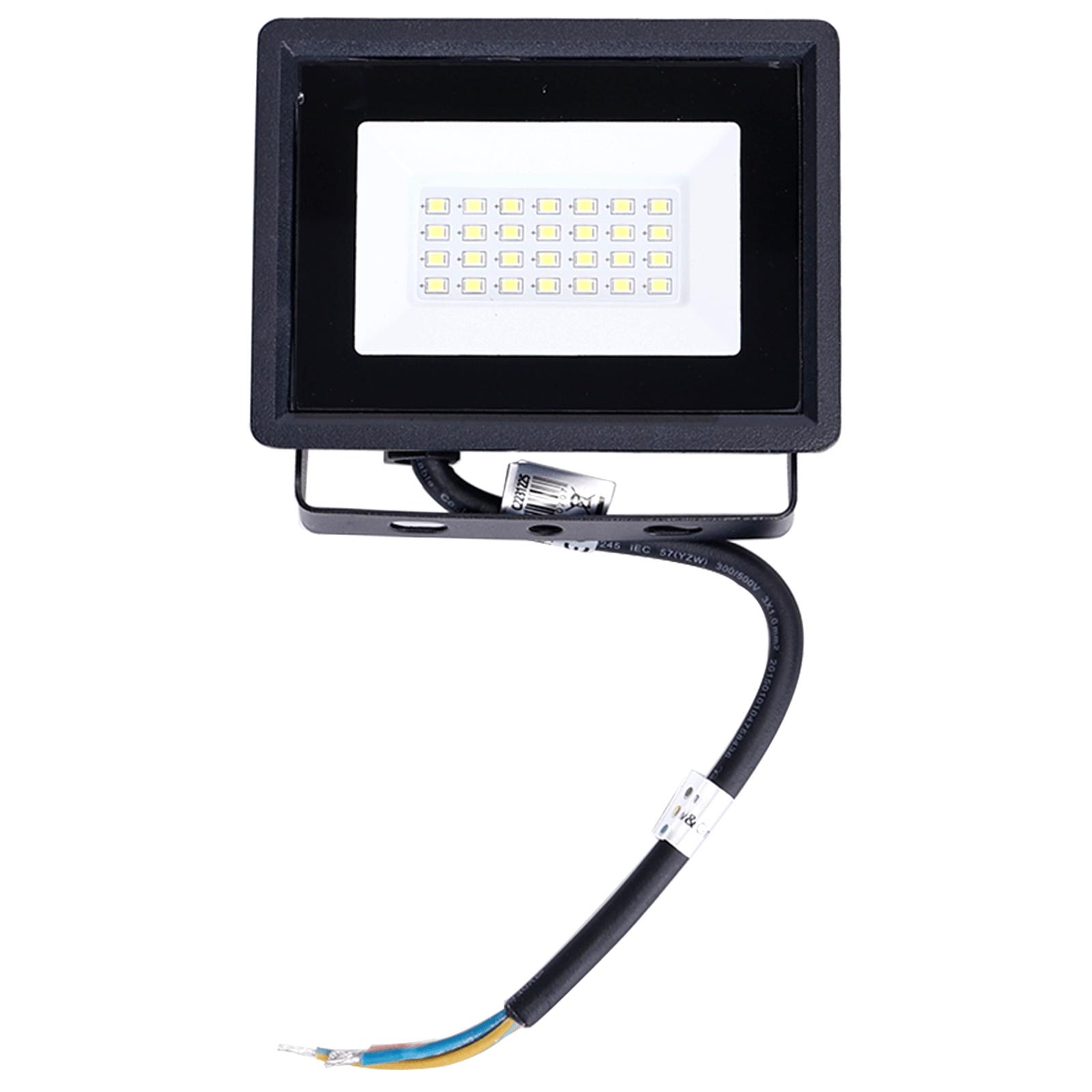 LED Naświetlacz Czarny 20W