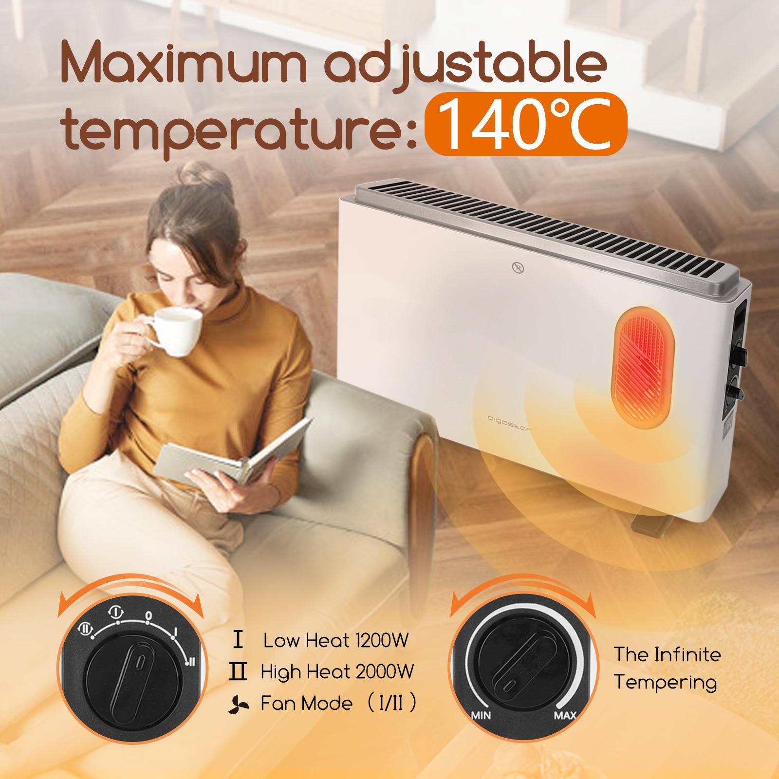 2000W Convection Heater with Fan