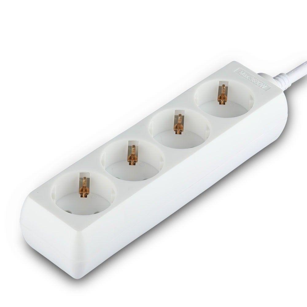 VT-1104-2 4WAYS SOCKET(3G1.5MM2 X 1.5M)-WHITE