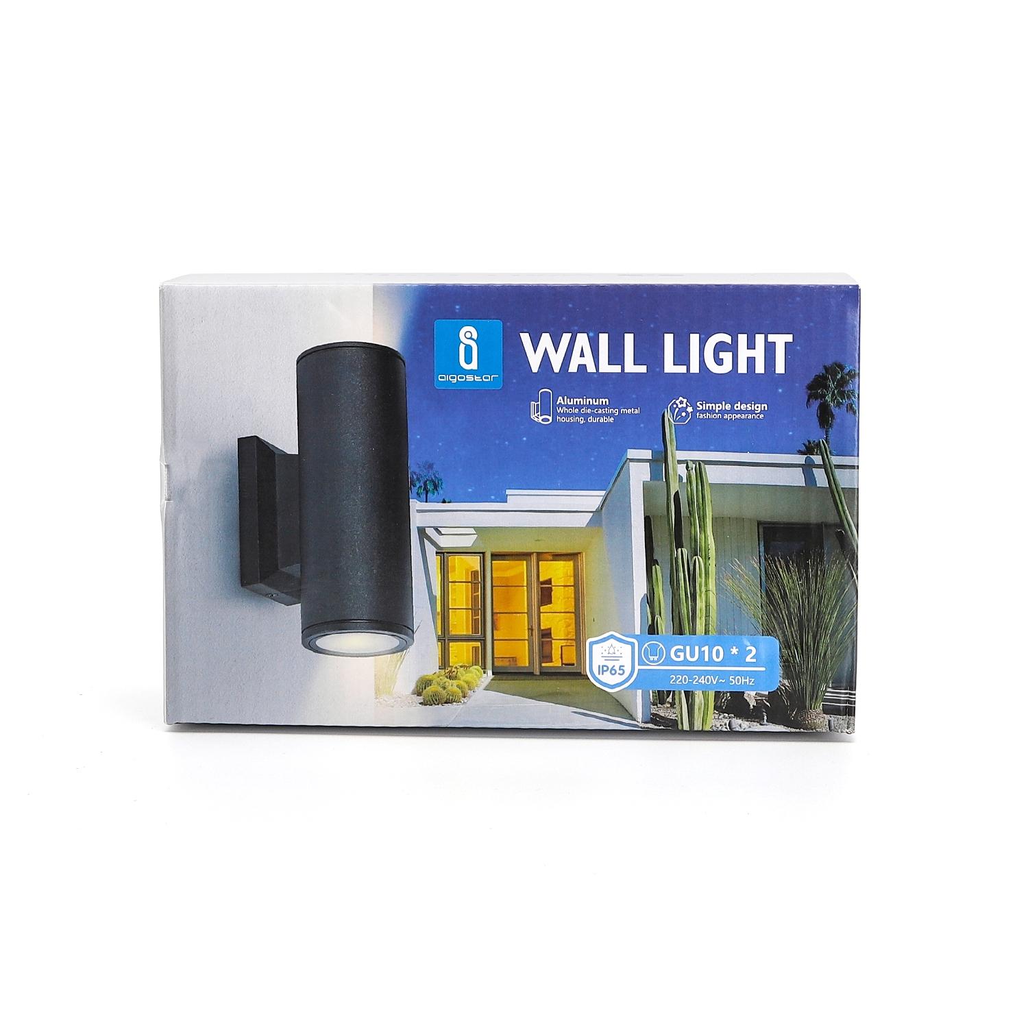 Two-way Wall Light Black (Without Light Source) GU10