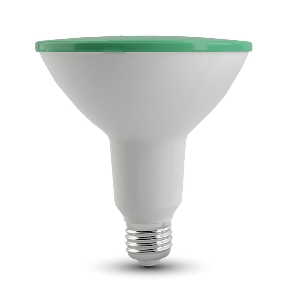 VT-1125 15W PAR38 BULB GREEN E27