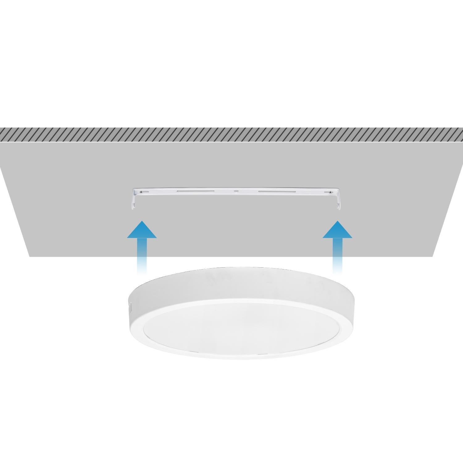 Downlight natynkowy okrągły LED 24W Światło białe