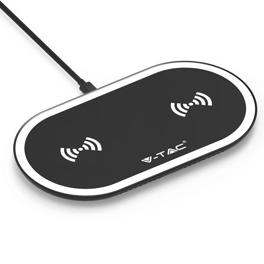 VT-1213 10W WIRELESS CHARGING PAD-BLACK+WHITE